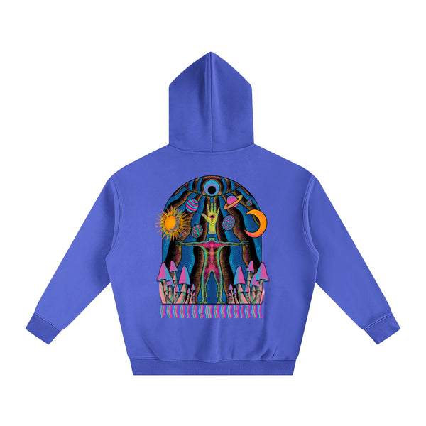Self Actualized - Oversize Fleeced Hoodie premium oversize fleeced hoodie by Phantasmagorical with ultra soft 350 gsm fleece